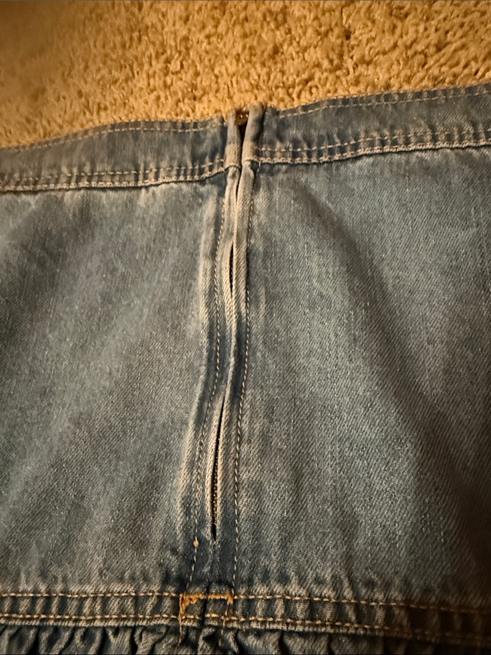 Time and Tru Denim A-Line Skirt in Blue - Picture 4 of 4